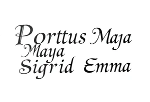 Pontus Maja Sigrid Emma tattoo idea