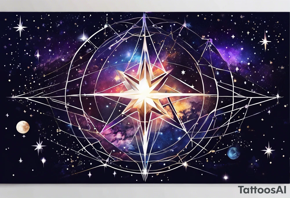 Constellation 🌌 with stars tattoo idea