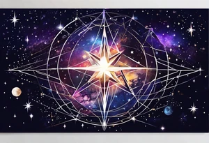 Constellation 🌌 with stars tattoo idea