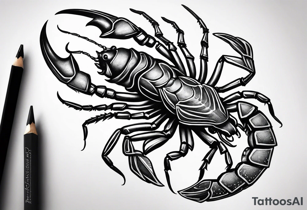 Scorpion tattoo idea
