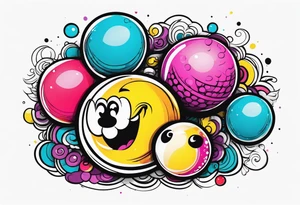 Penis and balls tattoo idea