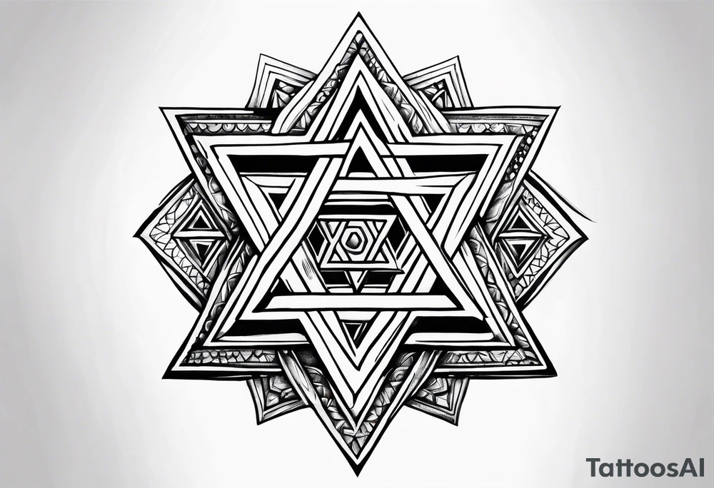 star of david tattoo idea