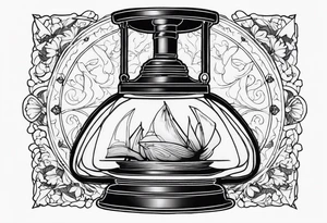 Lamp of florence nightingale tattoo idea