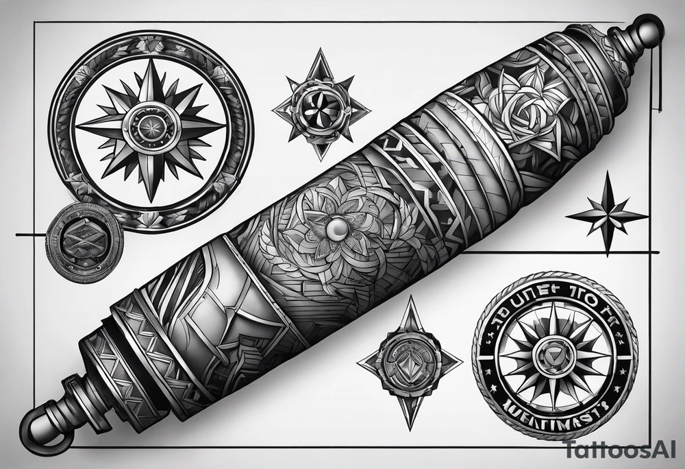 Military sleeve tattoo idea