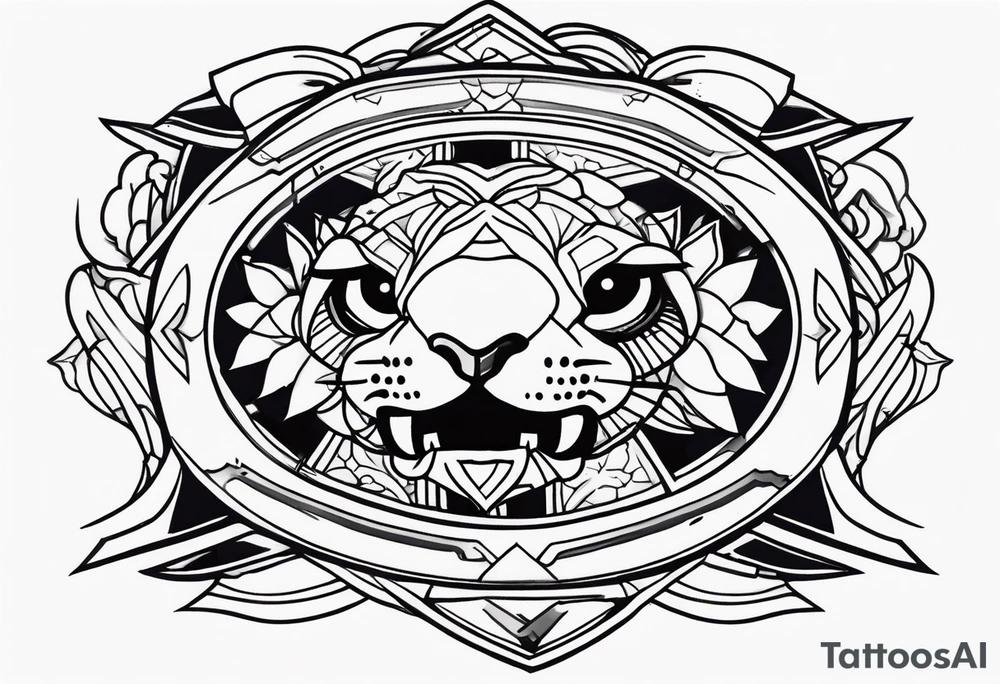 Agression tattoo design tattoo idea