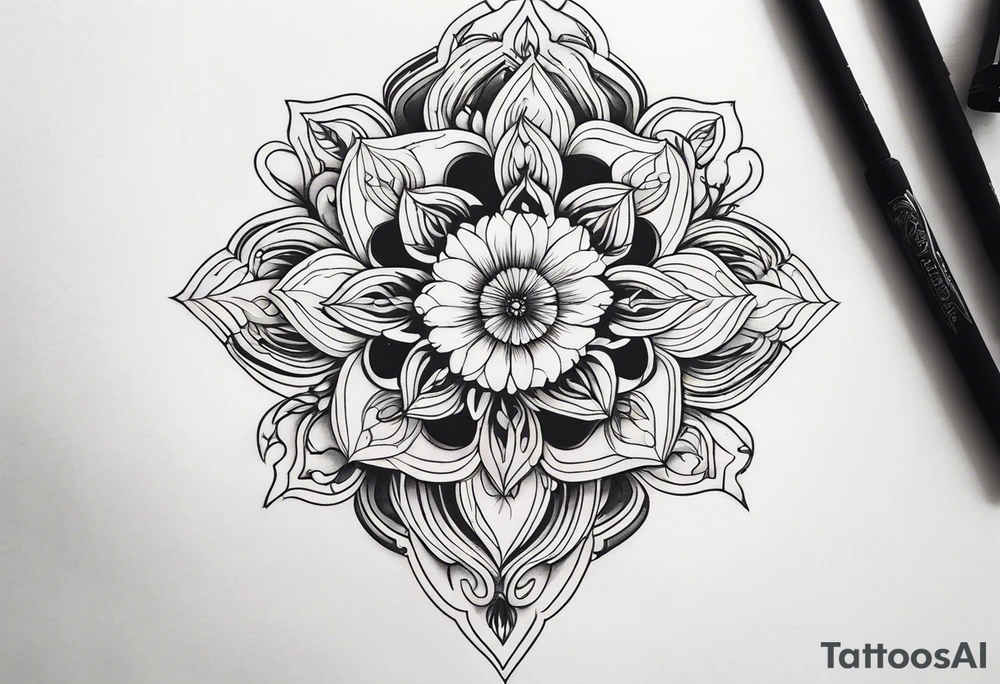 Ethereal Elegance tattoo idea