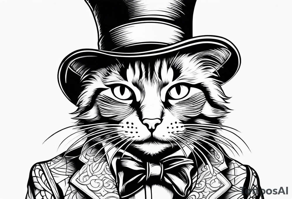 cat in the hat tattoo idea