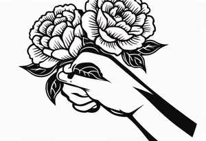 fist in air
vintage flowers
old school vintage simple traditional design 



bold color simple tattoo idea