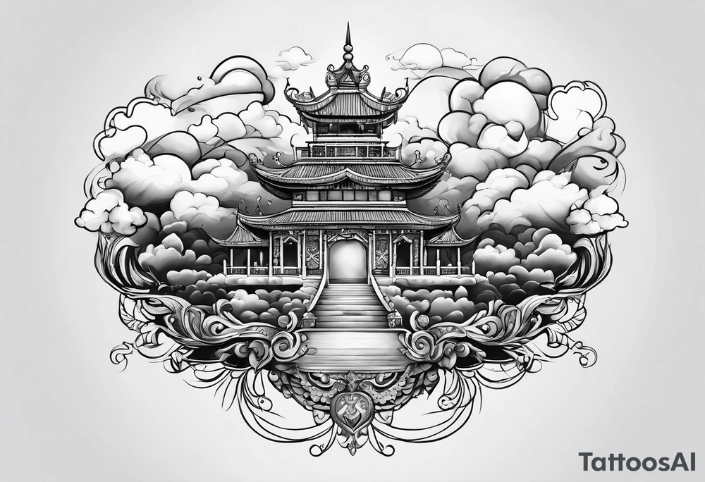 Kingdom on a cloud tattoo idea