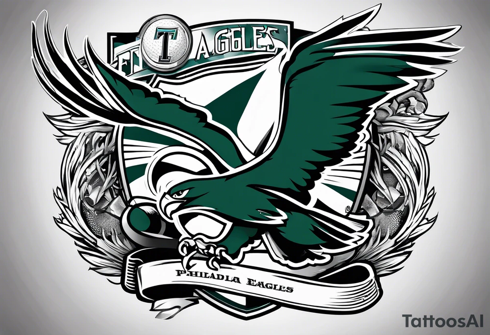 NFL Philadelphia eagles, mailman bag , fishing, golf, tornados, tattoo idea