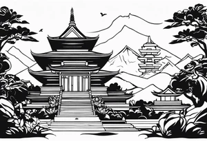 Lempuyang temple tattoo idea