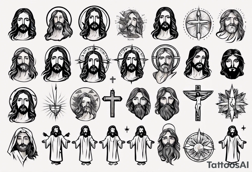 Jesus tattoo idea