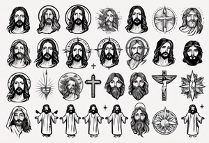 Jesus tattoo idea