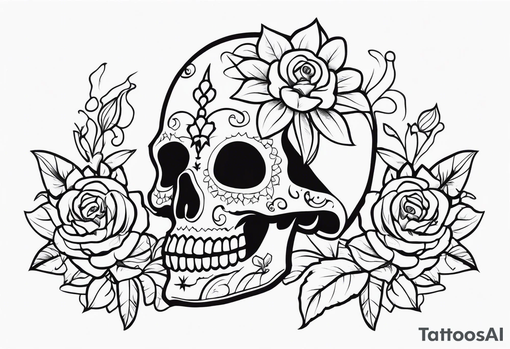 La muerte tattoo idea