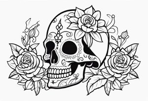 La muerte tattoo idea