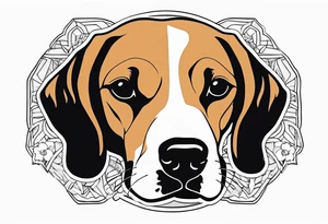 beagle tattoo idea