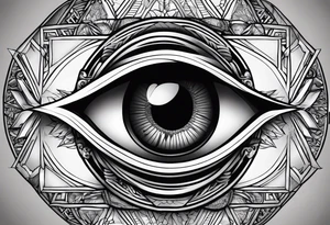 Band tool eye
on elbow tattoo idea