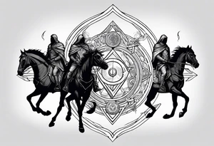 Four horseman of the apocalypse tattoo idea