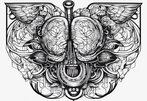 Kidney  body part organ tattoo idea