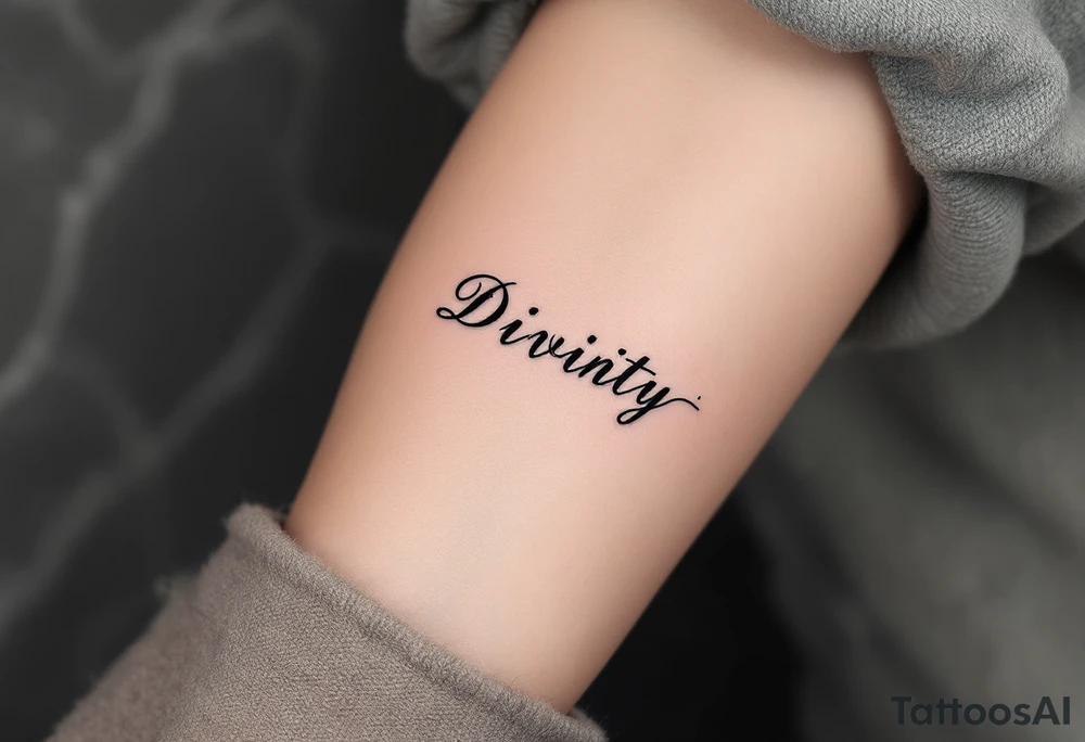 Divinity tattoo idea