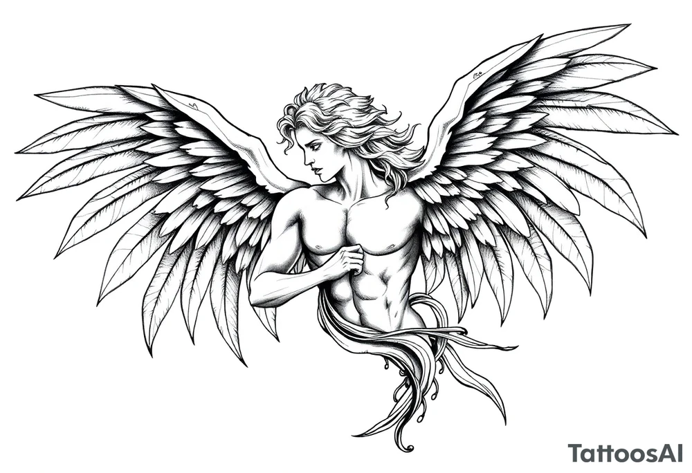 Archangel raphael tattoo idea