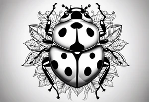 lady bug tattoo idea