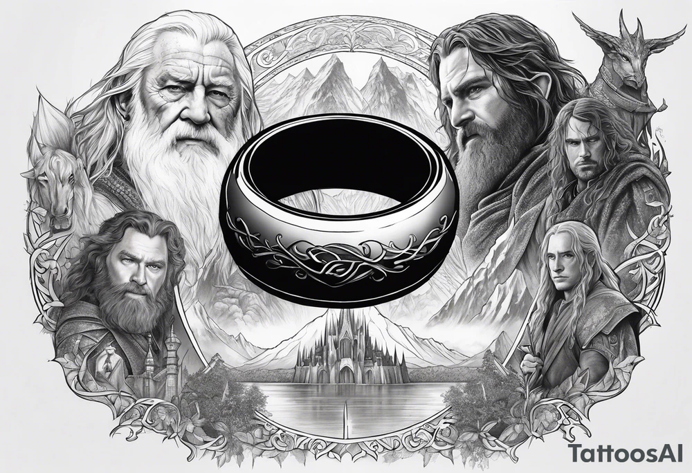 THE LORD OF THE RINGS tattoo idea