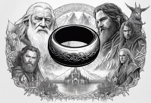 THE LORD OF THE RINGS tattoo idea