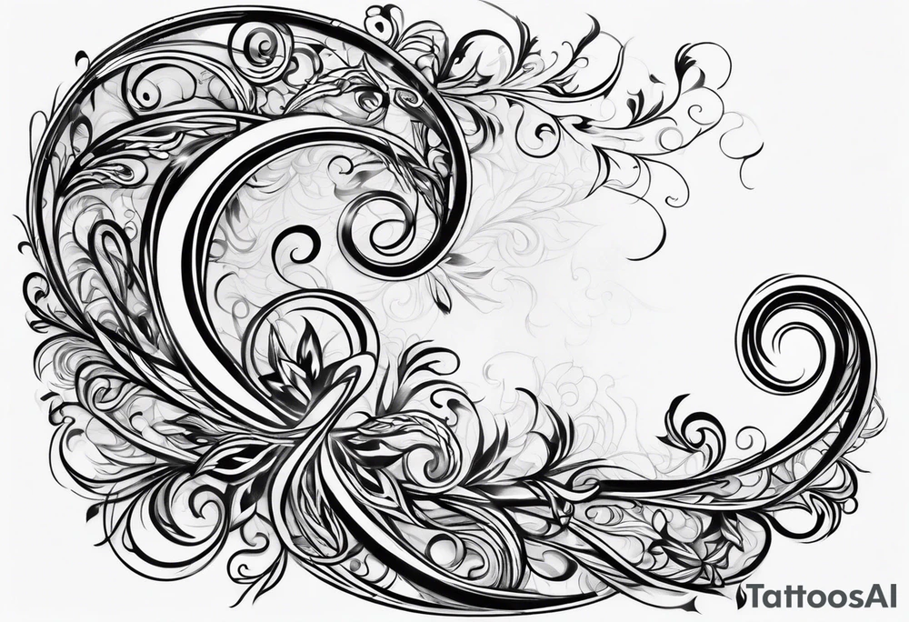 Horizontal, Infinity symbol tattoo idea