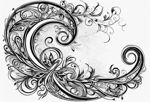 Horizontal, Infinity symbol tattoo idea