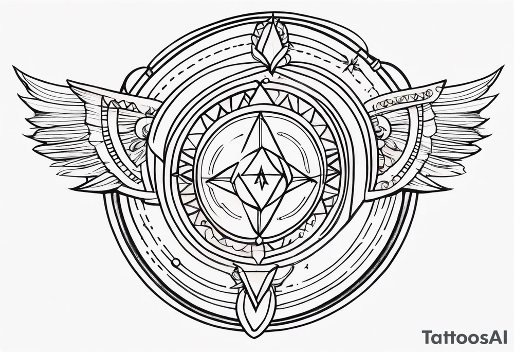 forearm band tattoo with spiritual elements tattoo idea forearm band tattoo with spiritual elements tattoo idea