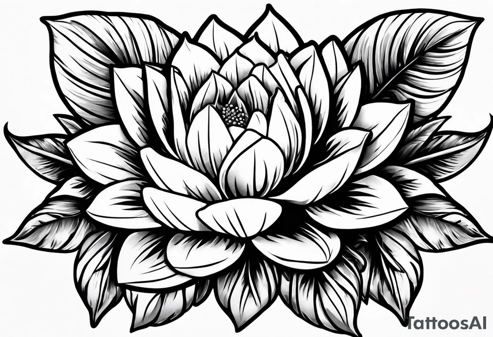Pina plant tattoo idea