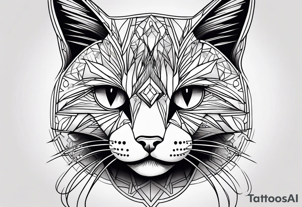 Black Cat tattoo idea