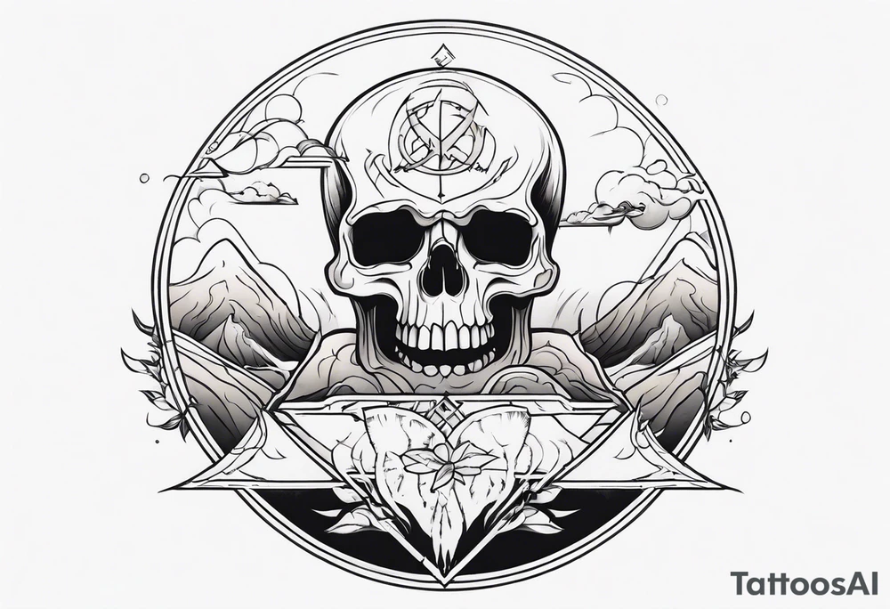 mist death tattoo idea