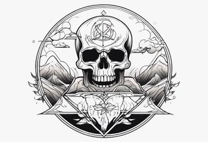 mist death tattoo idea