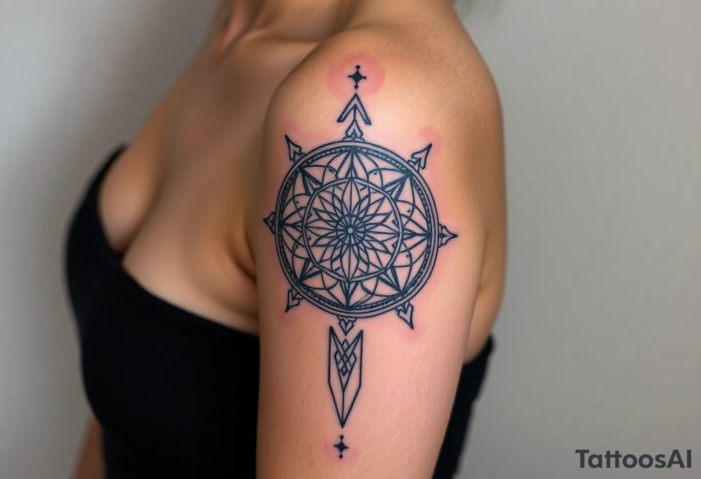 uma tatuagem que expresse a filosofia do bem e do mal tattoo idea
