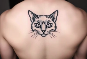 Black Cat tattoo idea