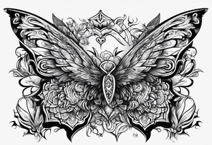 Knife, artistic, spiritual tattoo idea