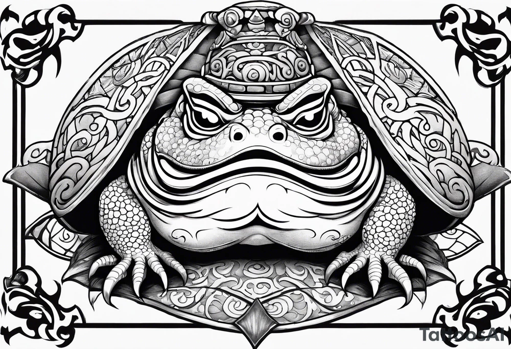 Jiraiya Naruto Gamakichi toad tattoo idea