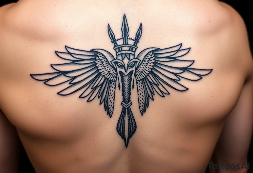Tatuagem egípcia do deus egipicio Horus tattoo idea