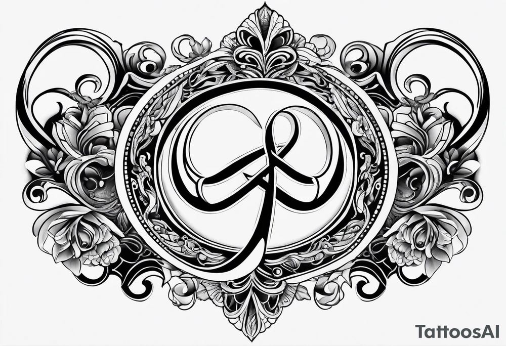 Infinity symbol tattoo idea