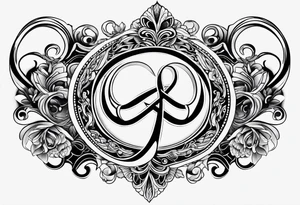 Infinity symbol tattoo idea