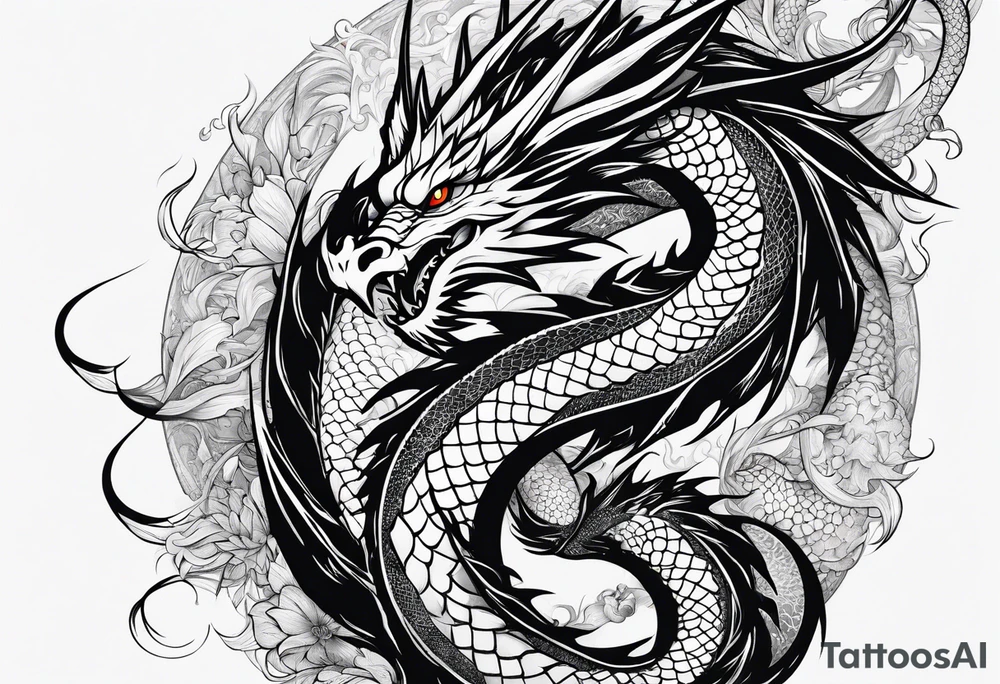 Dragon tattoo idea