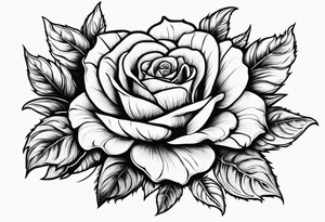 flower rose , sunflower, alien tattoo idea