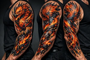 A phoenix tattoo idea