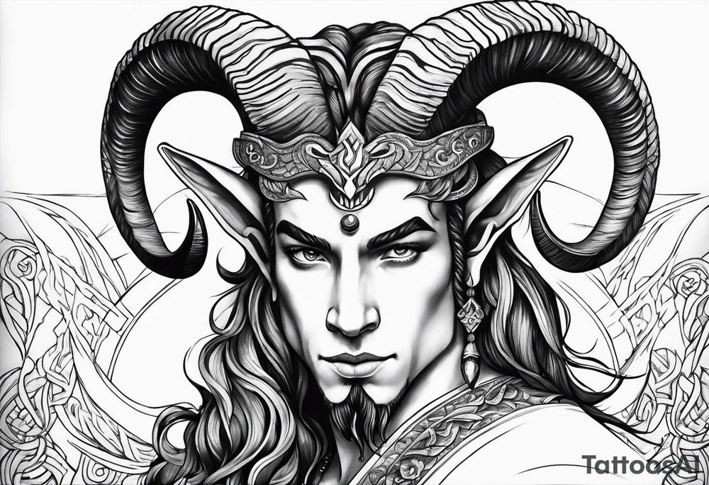 Men Capricorn tattoo tattoo idea