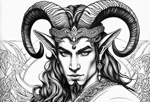 Men Capricorn tattoo tattoo idea