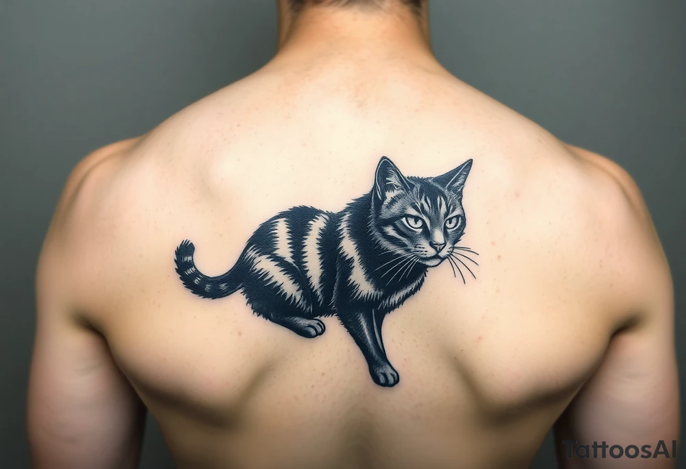 Black Cat tattoo idea