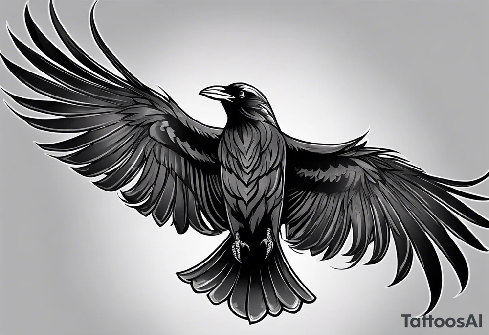 addiction recovery ravens tattoo idea