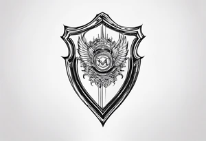 Cursing my name, wishing I stayed
Look at how my tears ricochet

shield, tattoo idea